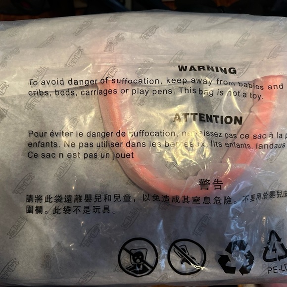 Von Dutch Black and Orange Travel Bag - Picture 3 of 3